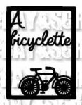 Etiquette bicyclette