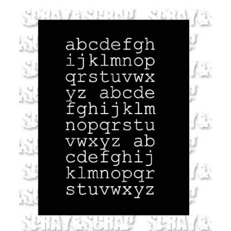 pochoir-alphabet